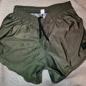 OD Green - Silkie shorts- Jungle Camo Pocket Liner 🔱 